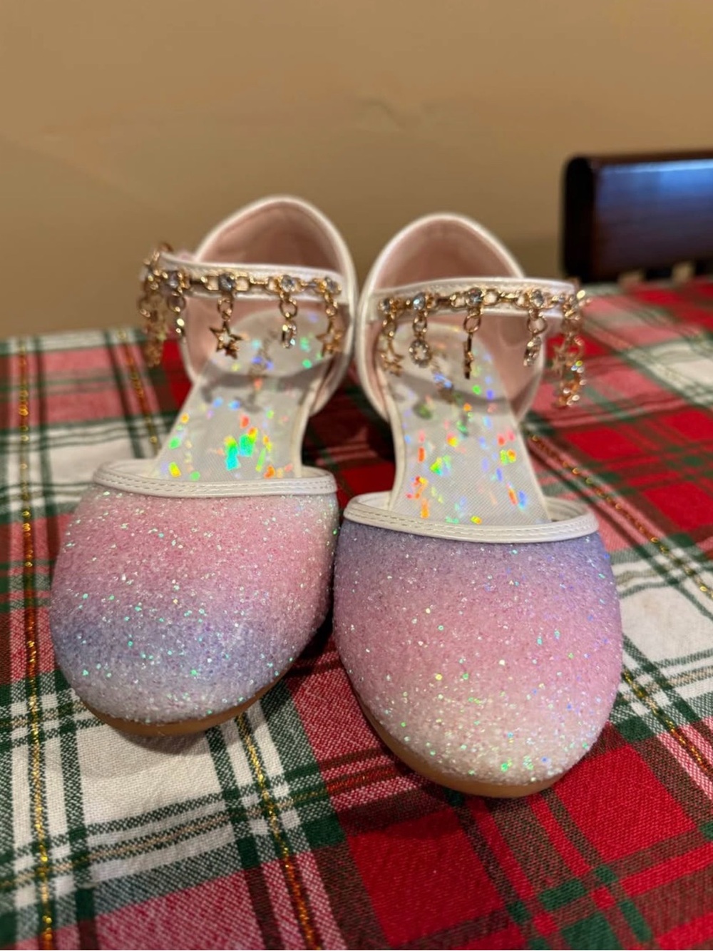 Girls Glitter Dress Shoes Size 13